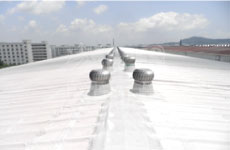 香港柏拉图化工广州厂彩钢屋顶防水工程