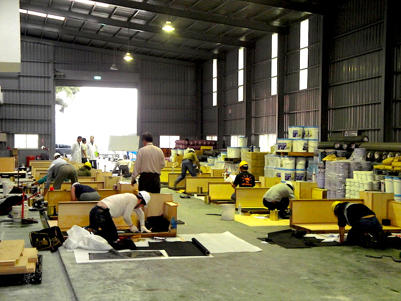 薄片系防水施工