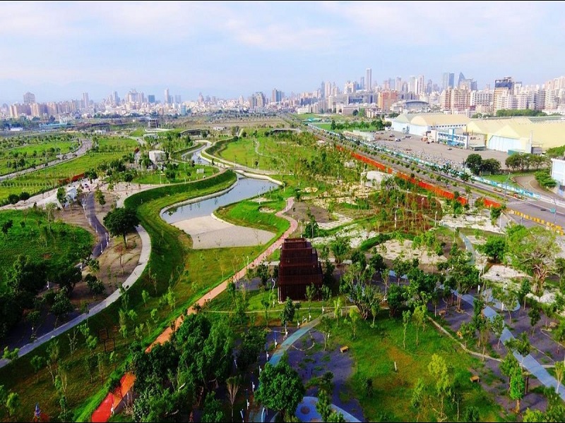 台中中央公園景觀河道水池防水工程