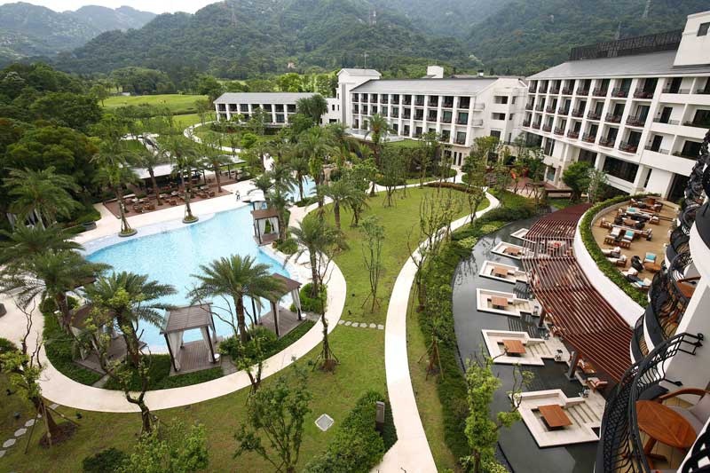 桃園大溪笠復威斯汀度假酒店泳池防水工程